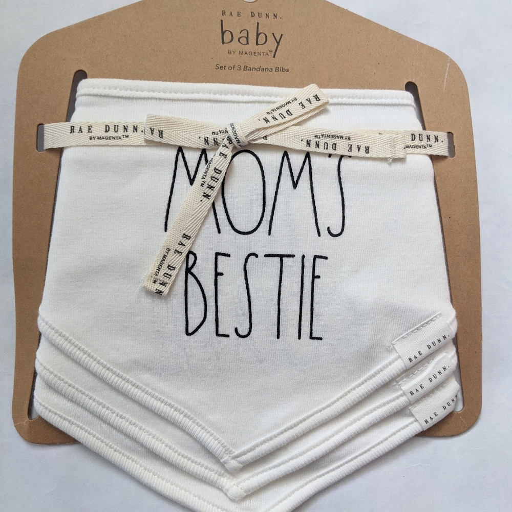 Rae Dunn pack of 3 bandana bibs
